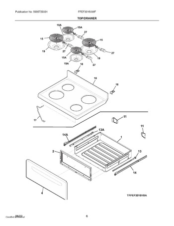 Diagram for FFEF3016VWF