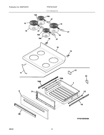 Diagram for FFEF3016VSF