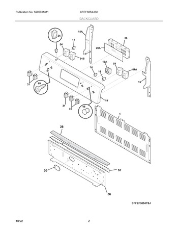 Diagram for CFEF3054USK