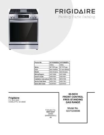 Diagram for GCFG3060BDA