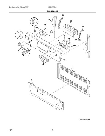 Diagram for FFEF3020LWF