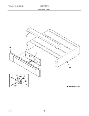 Diagram for E30EW7CGPS3