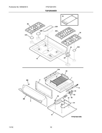 Diagram for FPGF3081KFK