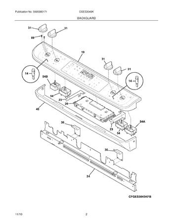 Diagram for CGES3045KW2