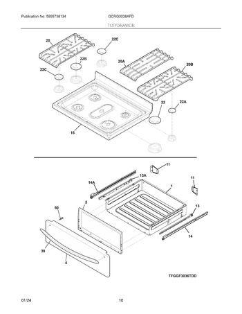 Diagram for GCRG3038AFD