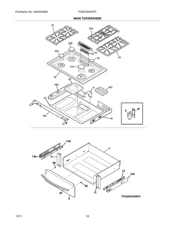 Diagram for FGGS3045KFE