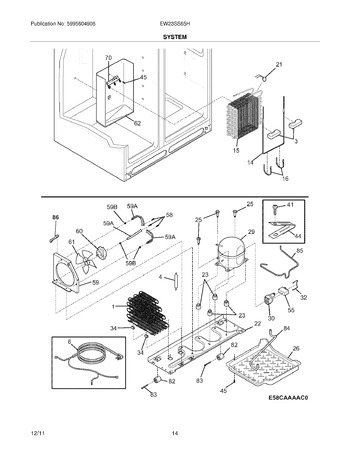 Diagram for EW23SS65HW0