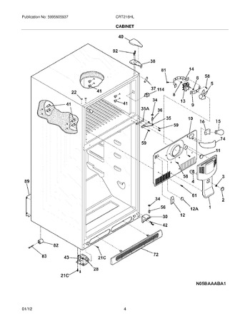 Diagram for CRT216HLW4