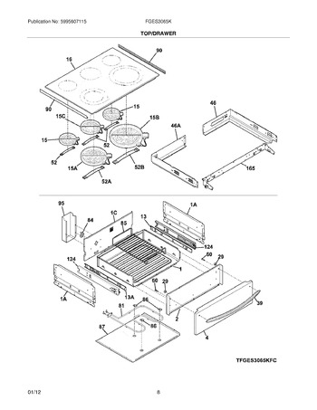 Diagram for FGES3065KWE