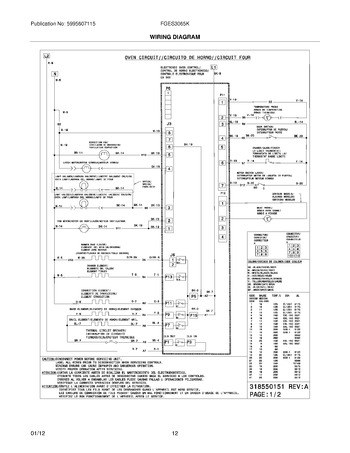 Diagram for FGES3065KWE