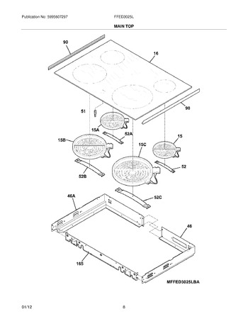 Diagram for FFED3025LWC