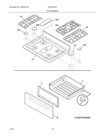 Diagram for DGGF3032KBJ