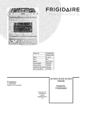 Diagram for FGGS3065KBH