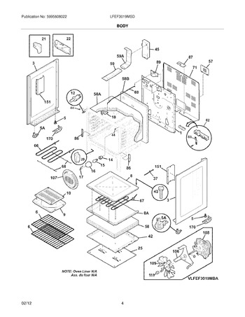 Diagram for LFEF3019MSD