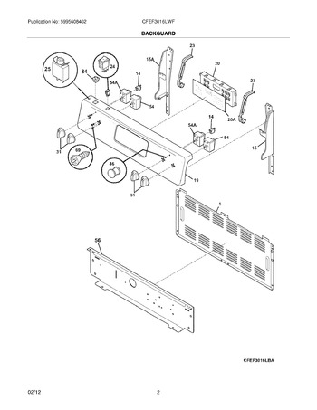 Diagram for CFEF3016LWF