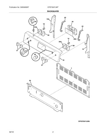 Diagram for CFEF3007LWF