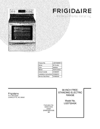 Diagram for LGEF3045KFH