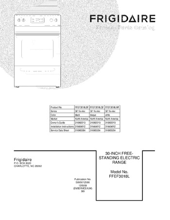 Diagram for FFEF3018LWF