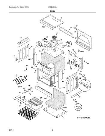 Diagram for FFED3015LWE