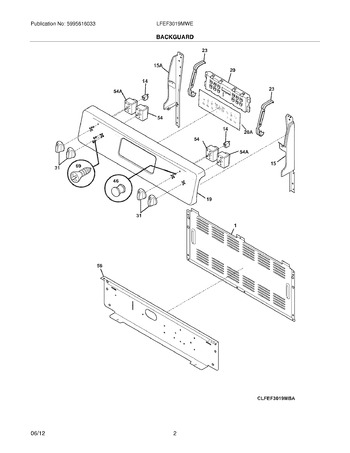 Diagram for LFEF3019MWE