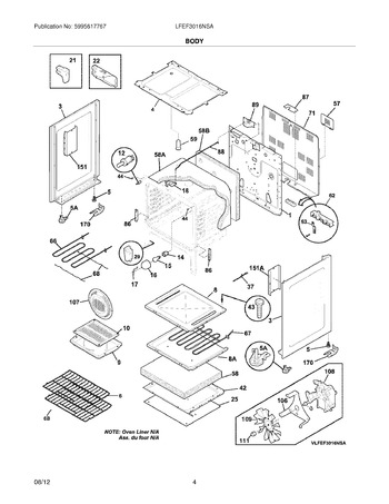 Diagram for LFEF3016NSA