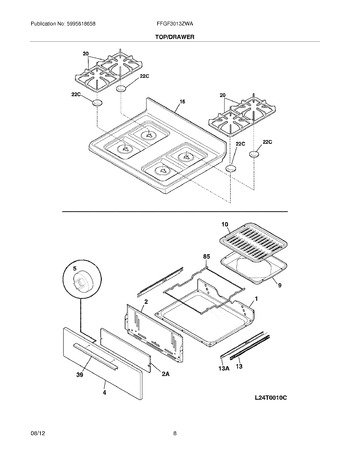 Diagram for FFGF3013ZWA