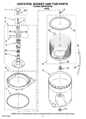 Diagram for 2DHTW4305TQ0