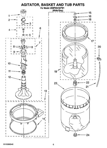 Diagram for 2DMTW5705TW1