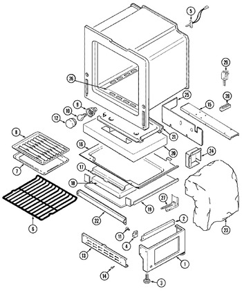 Diagram for CRG9700AAL