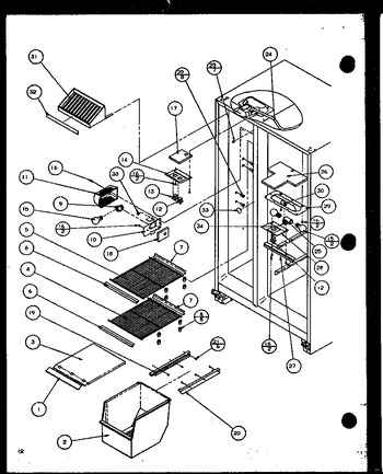 Diagram for 36598 (BOM: P1115604W)