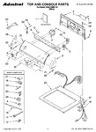 Diagram for 01 - Top And Console Parts