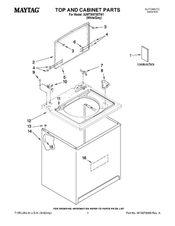 Diagram for 3UMTW5755TW1