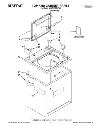 Diagram for 3UMTW5955TW1