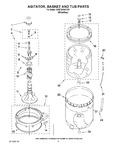 Diagram for 03 - Agitator, Basket And Tub Parts