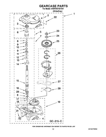 Diagram for 4KMTW5755TW1