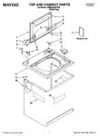 Diagram for 01 - Top And Cabinet Parts