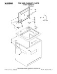 Diagram for 01 - Top And Cabinet Parts