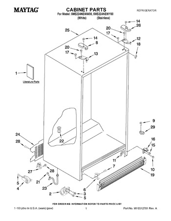 Diagram for 5MS224NEWW00