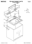 Diagram for 01 - Top And Cabinet Parts