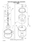 Diagram for 03 - Agitator, Basket And Tub Parts