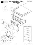 Diagram for 01 - Top And Console Parts