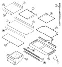 Diagram for 09 - Shelves & Accessories