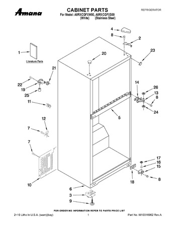 Diagram for A8RXCGFXS00