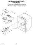 Diagram for 02 - Refrigerator Liner Parts