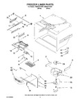 Diagram for 02 - Freezer Liner Parts