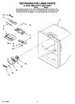 Diagram for 02 - Refrigerator Liner Parts