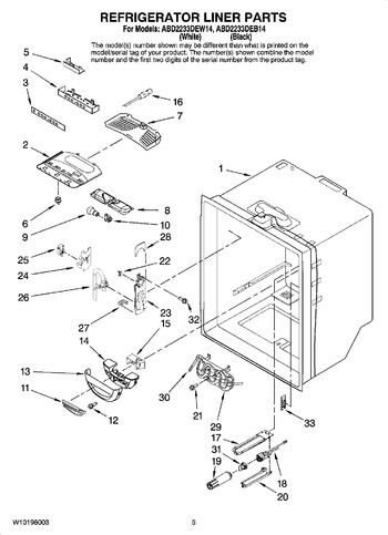 Diagram for ABD2233DEW14