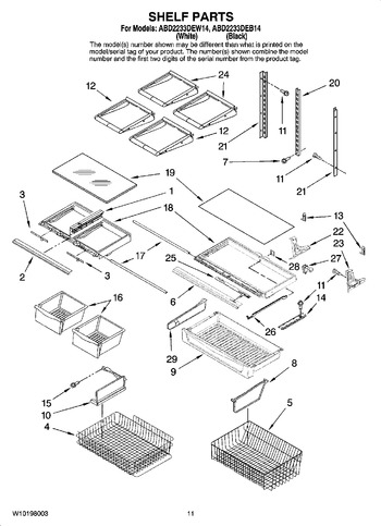 Diagram for ABD2233DEW14