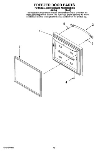 Diagram for ABD2233DEW14