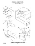 Diagram for 03 - Freezer Liner Parts